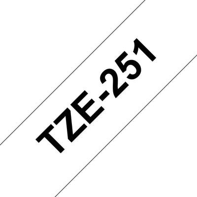 Brother Tape Laminated Genuine TZE-251 White — image 1