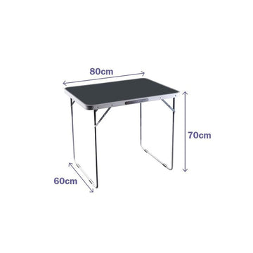 Folding Table Marbueno Grey 120 x 70 x 60 cm