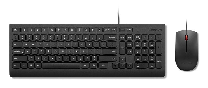 Lenovo Keyboard And Mouse USB Corded Essential New Generacion Keyboards With Tecla Copilot