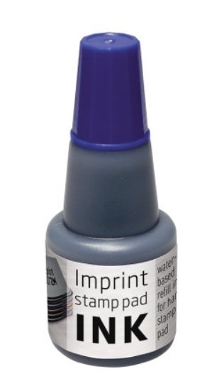 Trodat Ink Sellos Imprint Wasserbasierend Blue 24ML 7711 — image 1