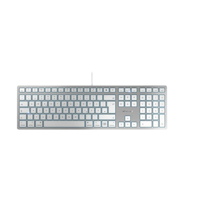 Cherry Keyboard German Kc 6000C For Mac USB Qwertz Silver — image 1