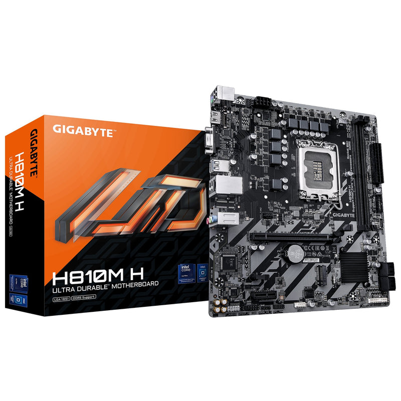 Gigabyte Pb H810M H 2DDR5 LGA1851 PCI4.0 LAN Gigabit 4XSATA3 1XM2 2HDMI MATX