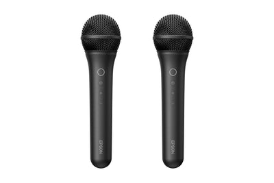 Epson ELPKM01 Wireless Karaoke Microphone Pair, Black — image 1