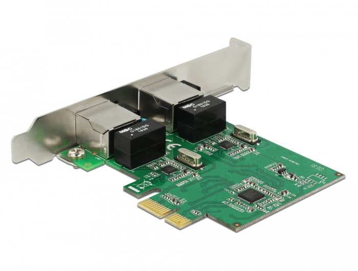 Delock Cards Pci Express 2 X Gigabit LAN