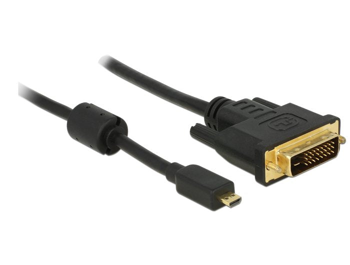Delock Cable Micro HDMI D Male DVI 24 + 1 Male 2M