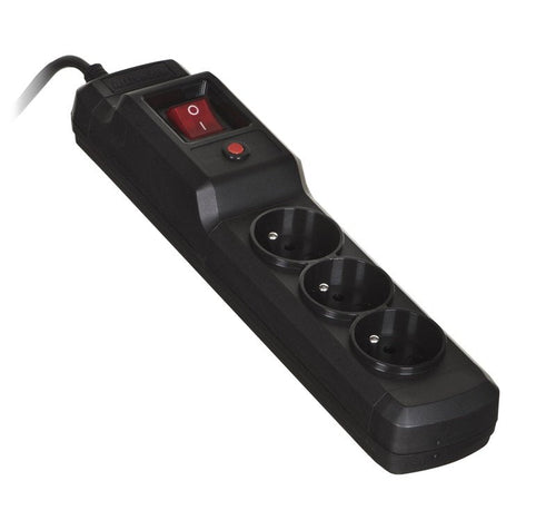 Activejet Power Strip Black Combo 3GN 5M With Cable — image 1