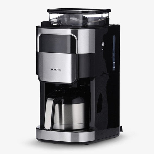 Severin Coffee Machine Ka 4814 Combinada Molinillo Integrado, 1000W, Black Steel Inoxidable — image 1