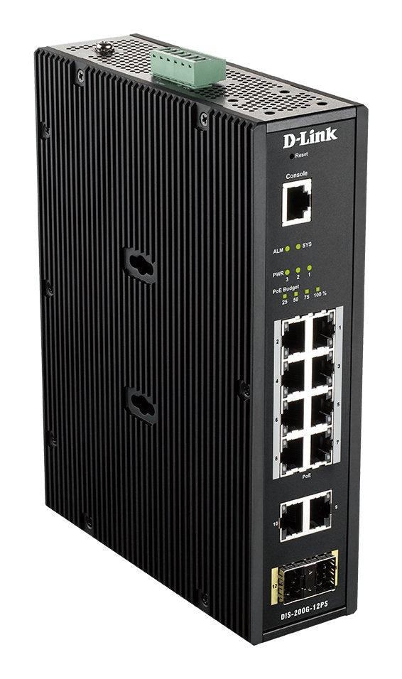 Switch Gestionado D-link DIS-200G-12PS 12 Ports Gigabit 10 100 1000 Sfp PoE