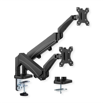 Arm Double Monitor LCD Assembly Desk Platzsparend Springfeder 6 Articulaciones — image 1