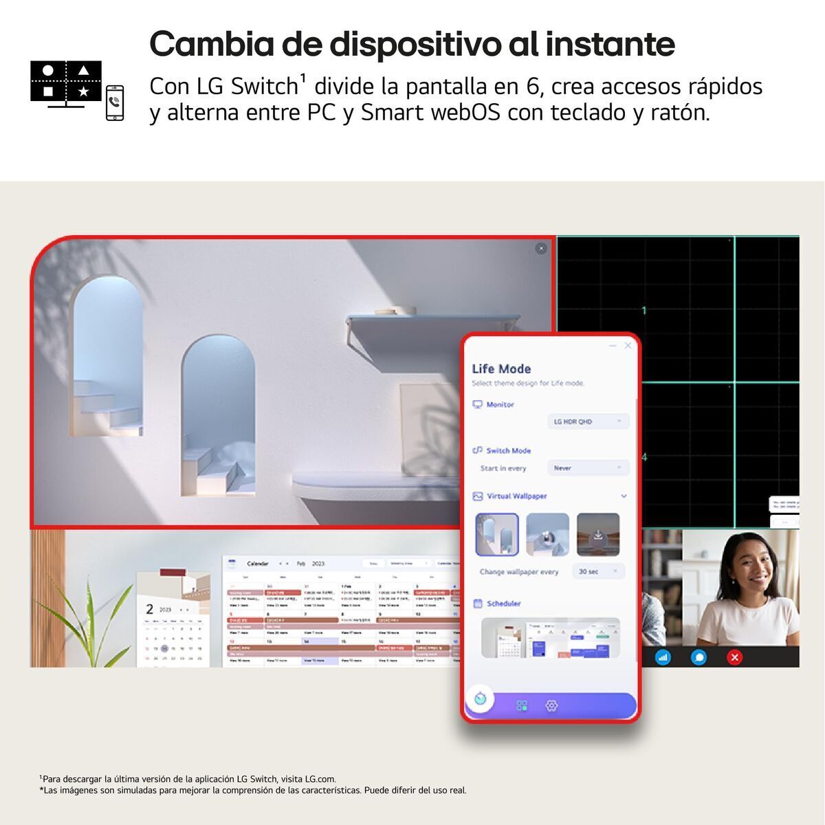 Lg Gaming Monitor Lg 32G600A-B Quad Hd 32"