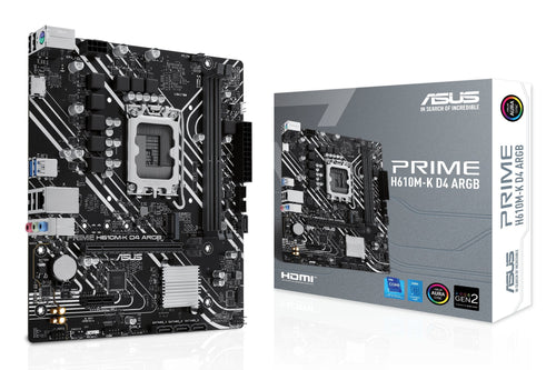 ASUS Prime H610M-K D4 ARGB Intel H610 Lga 1700 microATX — image 1