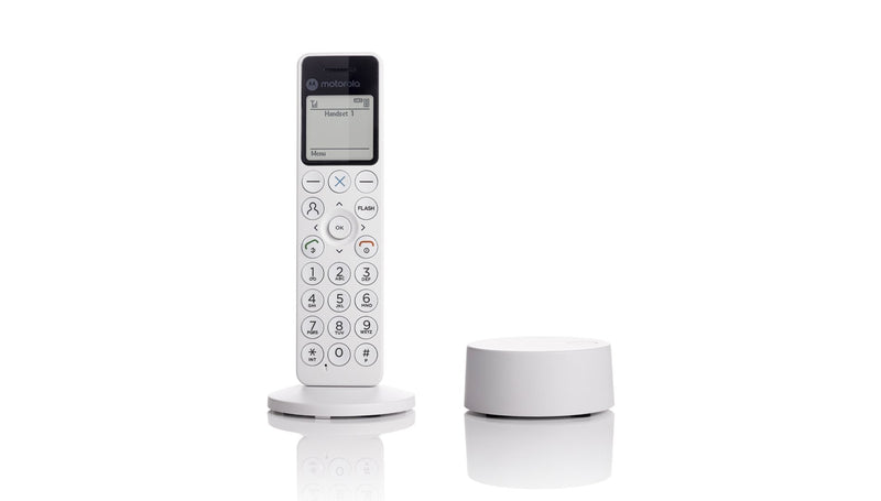 Motorola Phone Wireless DOT411 Dect - Large Screen LCD - Keyboard Retroiluminado - Hands Libres