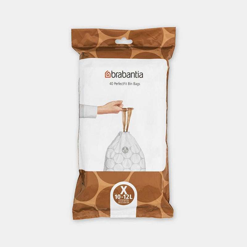 Brabantia 138041 Bag Basura 12 L White 40 Pieces