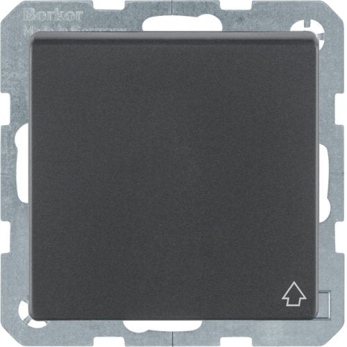 Berker 47516086 Socket Power Schuko M. Cover Abatible Q.1 Q.3 Anthraz — image 1