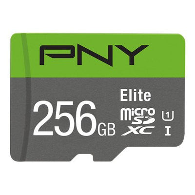 Micro-sd Elite 256GB Class Mem 10/Uhs-i U1/A1 V10 SD Adapter — image 1