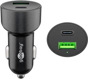 Goobay Fast Charger USB Double Automóvil USB-C Pd (entrega Energía) 39908 — image 1
