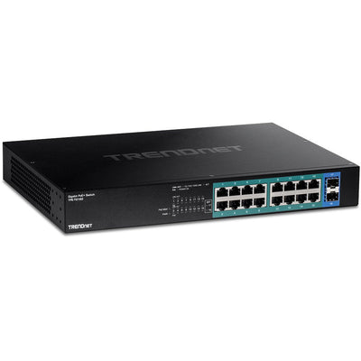 Trendnet Switch TPE-TG182 18 Ports RJ-45 Gigabit 10 100 1000 PoE Sfp — image 1