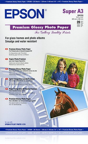 Epson Paper Inkjet Fotografico Glossy Premium A3 + 20 Hojas — image 1