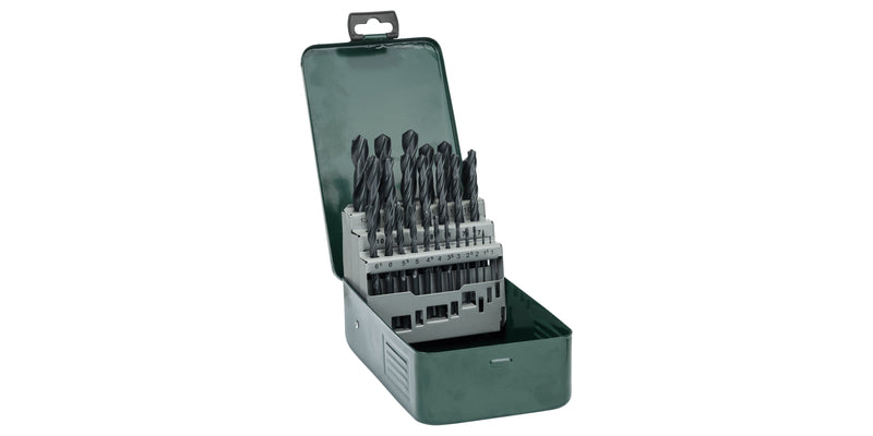 Bosch Set Of Drill Bits Metal Hss-r, 25 Pieces Green 2607019446