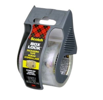 Scotch 195-EF Box Lock Precinto Embalaje - 48MM X 20.3M - Includes Dispensador - Transparent