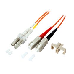 Efb Duplex Network Cable Lc-sc OM1 0,5M Lszh 2MM Orange — image 1
