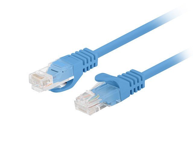 Lanberg Network Cable CAT.5E UTP 3M Blue 10-PACK