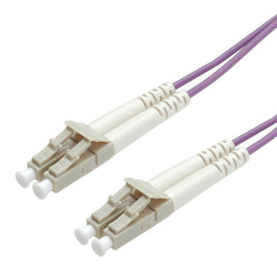 Roline Lwl-cable 50 125UM OM4 Lc Low-loss-stecker Violett 15M — image 1