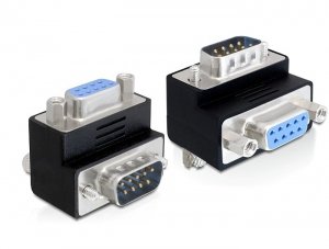 Delock Adapter Sub-d 9 Pin Male Female 270° Angular — image 1