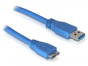 Delock Micro USB 3.0 - 3M USB Cable USB a Blue