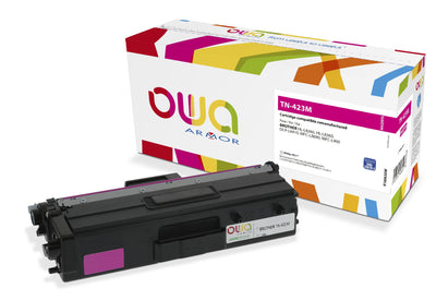 Toner Owa Compatible Zu Brother TN-423M Magenta 4000 S. (hc) — image 1