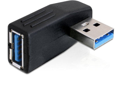 Delock Adapter USB 3.0 Macho-hembra Angular 90° Horizontal — image 1