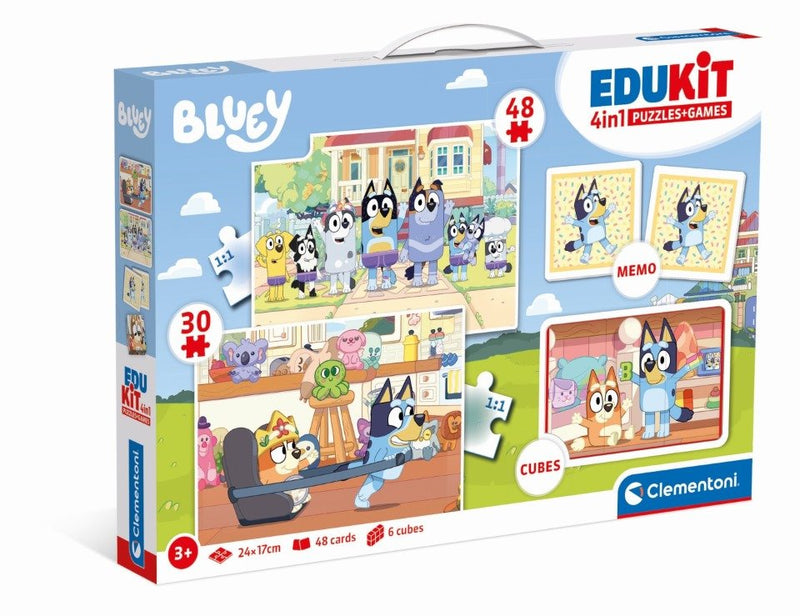 Clementoni - Edukit 4 1 Bluey