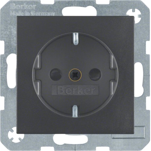 Berker 4723 16 06 Schuko Socket Power B1 Antracita — image 1