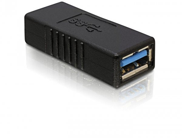 Delock Adapter USB 3.0 H/H Black 65175