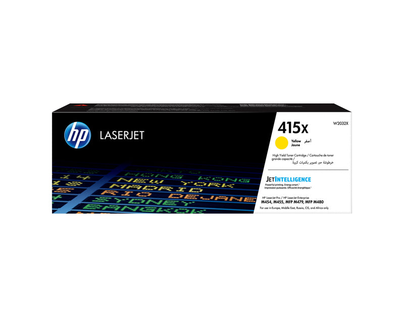 HP Genuine Toner 415X XL High Capacity Yellow