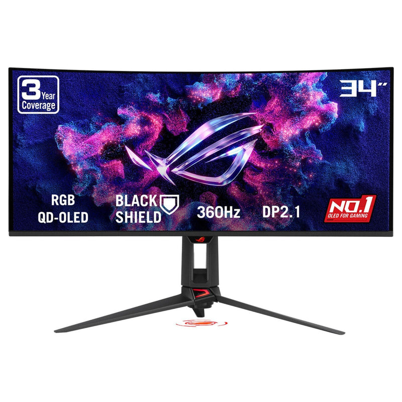 ASUS Monitor 34 3440 X 1440 Pixels Wide Quad HD Native Aspect Ratio 21:9 Qd-oled Curved 90LM0CU0-B01971