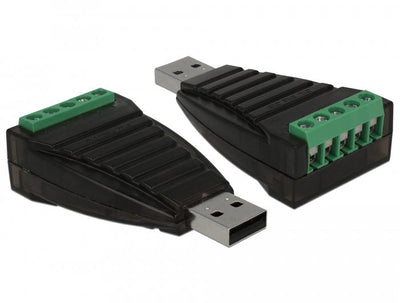 Delock 87738 Convertidor USB Tipo-a Terminal RS-422/485 With Protection Contra Sobretensiones Aislamiento 600W — image 1