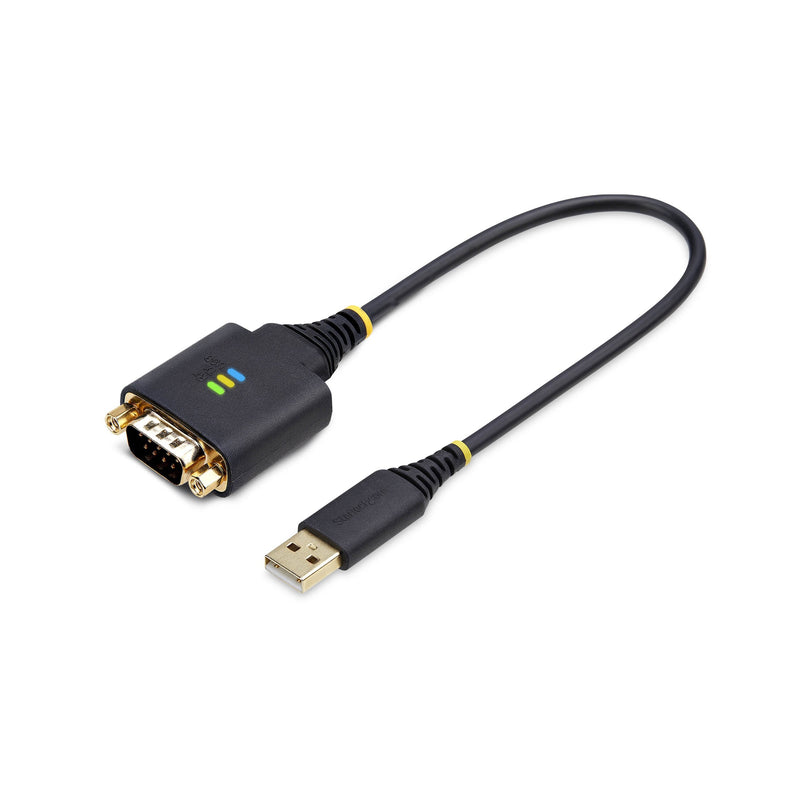 StarTech.com 1P1FFC-USB-SERIAL Cable Serie Black 0,3M USB Type a dB-9