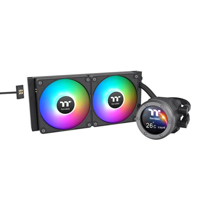 Thermaltake TH240 V2 Ultra Ex ARGB CPU All-in-one Liquid Cooler, Refrigeración Líquida CL-W414-PL12SW-A