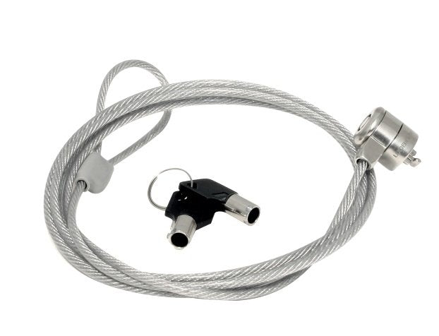 Mobilis 001262 Cable Antirrobo Laptop Silver 1,8M