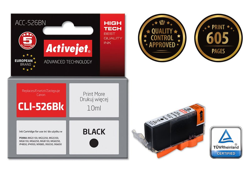 Activejet ACC-526CN Ink Compatible Cyan 1 Pieces