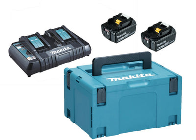 Makita Energy Kit 198077-8 2X BL1860B + DC18RD — image 1
