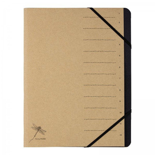 Pagna Folder Organizadora 12 Compartimentos Pur 1-12 Natural 1UDS — image 1