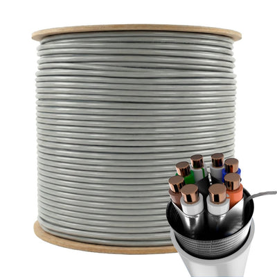Phasak Bobina Cable RJ45 SFTP Phr 660 CAT.6 305M Grey — image 1