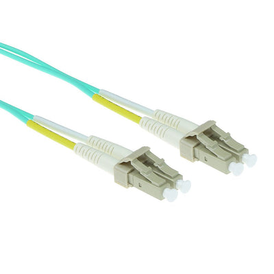 10 Meter Lszh Multimode 50 125 OM3 Fiber Patch Cable Duplex With Lc Connectors — image 1