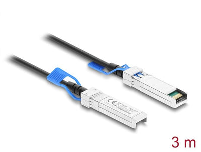 Delock Twinax Cable SFP28 Connector Male a SFP28 Connector Male 25Gbps 3M — image 1