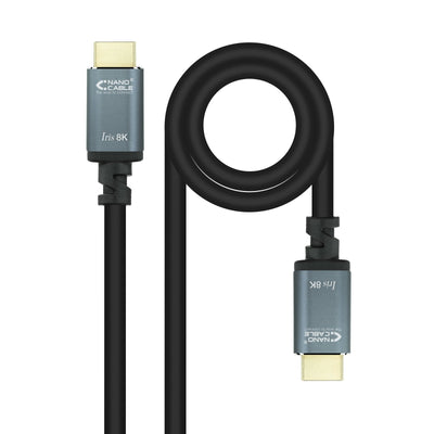 Nanocable HDMI Cable 2.1 Iris 8K Male a HDMI 2.1 Iris 8K Male 2M - Black — image 1