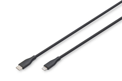 Cable Silicone Charging USB-C To Lightning - 2M - 60W - Black — image 1
