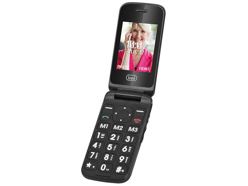 Trevi Phone Mobile Phone Senior Flex Plus 55 Black 2,4