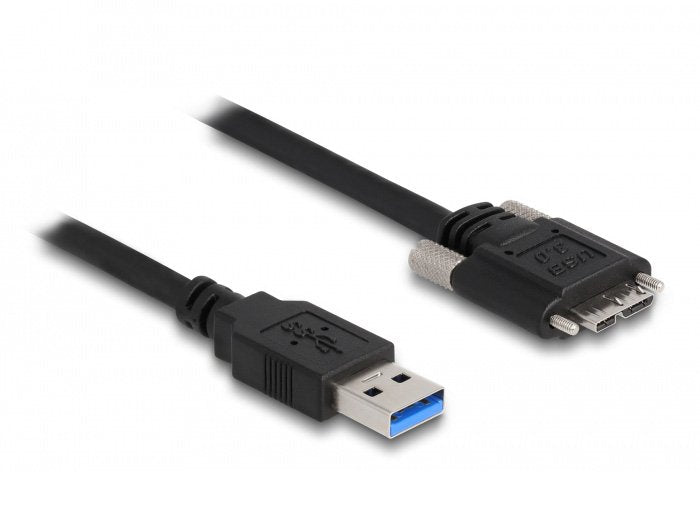 Delock USB 5Gbps Cable Type a Connector Male a Type Micro-b Connector Male With Screws 3M